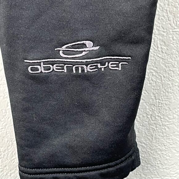 Obermeyer Black Fleece Mid-Rise Elastic Waist Jogger Sweatpants Juniors Large - Picture 9 of 13